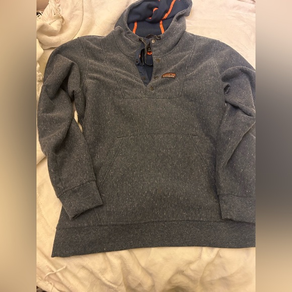 Patagonia blue hemp work hoodie. Size M - Picture 3 of 4
